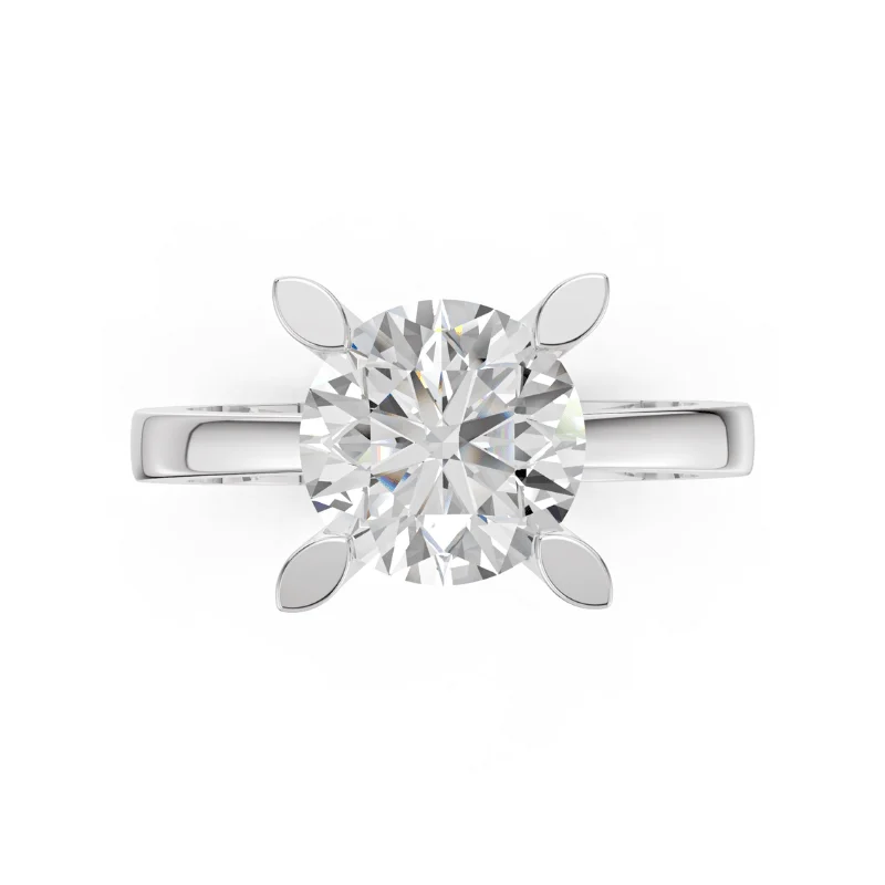 Luna Lab-Grown Diamond Solitaire Ring