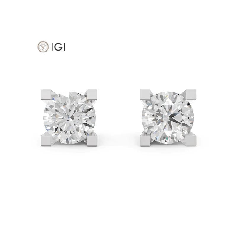 Eos Lab-Grown Diamond Solitaire Earrings