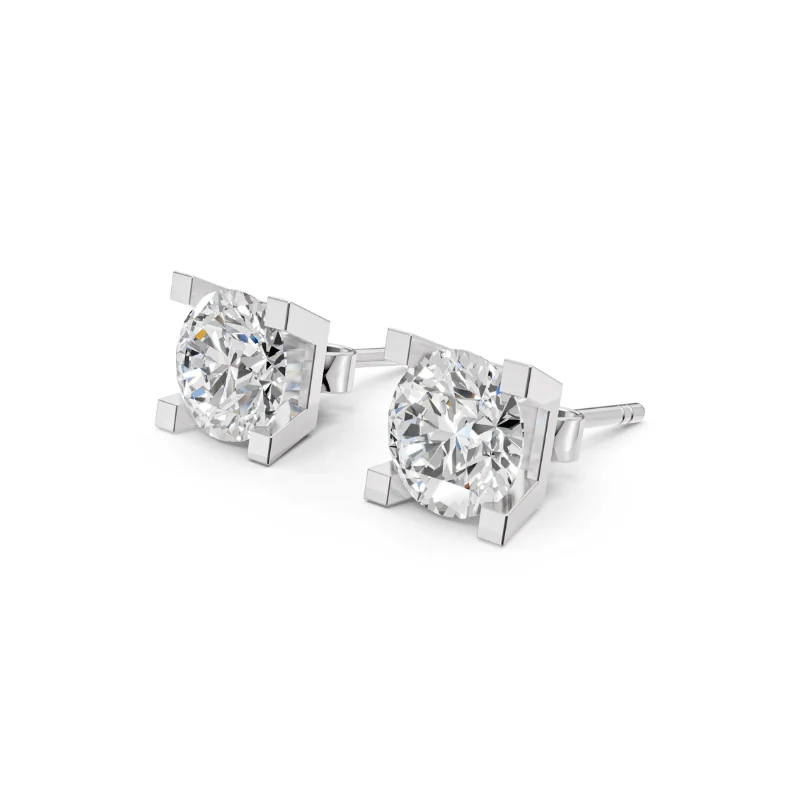 Eos Lab-Grown Diamond Solitaire Earrings alternate view