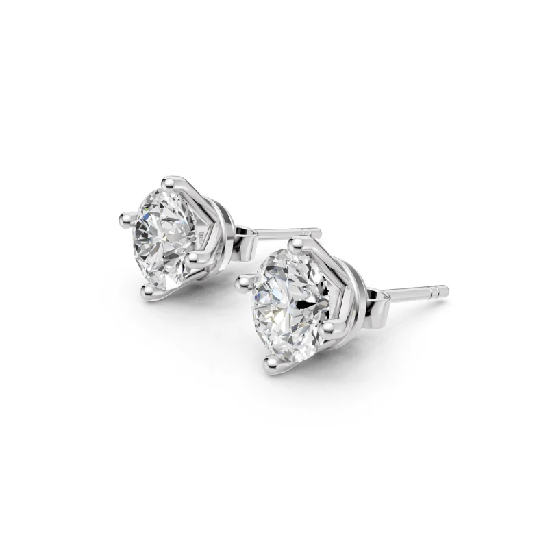 Phoebe Lab-Grown Diamond Solitaire Earrings alternate view