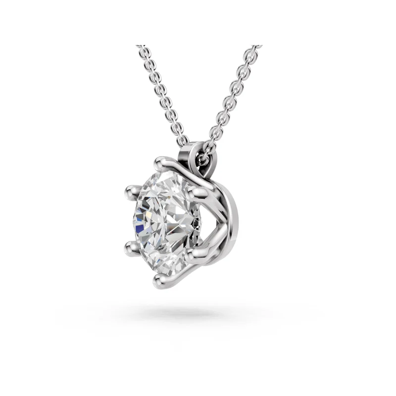 Aurora Lab-Grown Diamond Solitaire Necklace second view