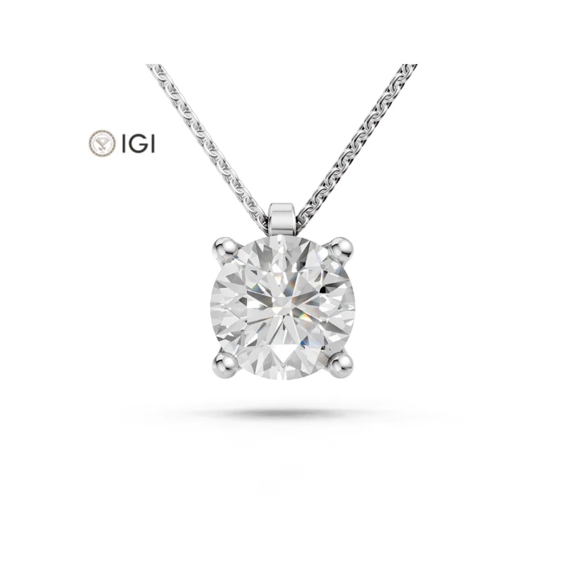 Aether Lab-Grown Diamond Solitaire Necklace