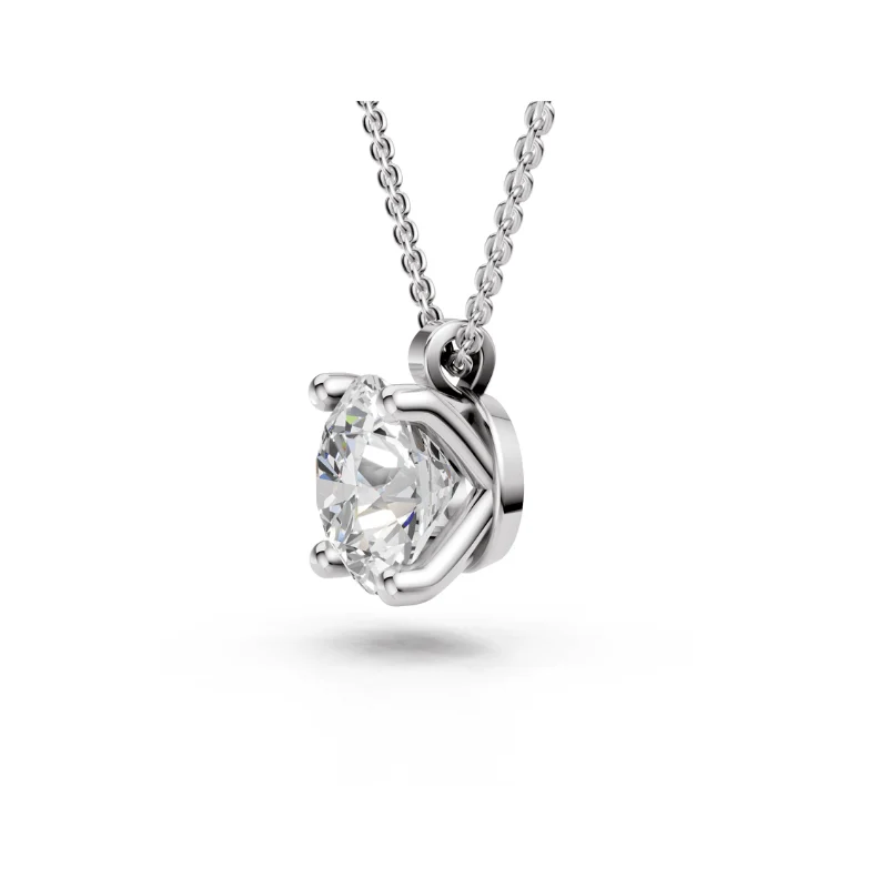Aether Lab-Grown Diamond Solitaire Necklace alternate view