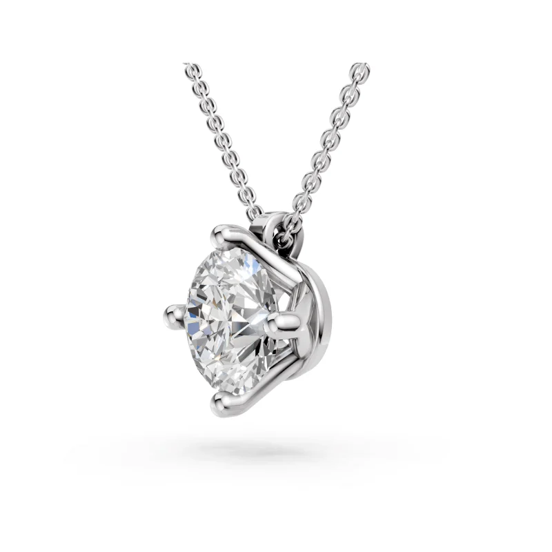 Phoebe Lab-Grown Diamond Solitaire Necklace alternate view