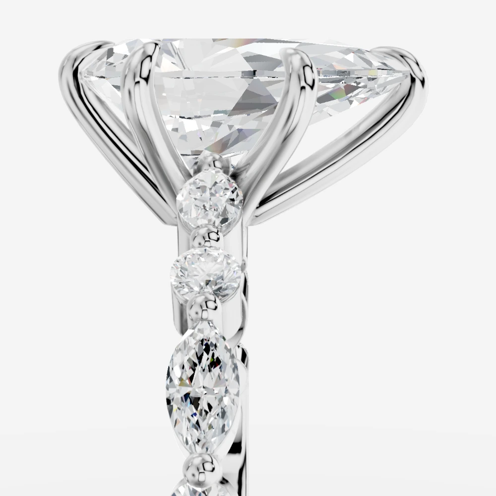 Royelle Pear-Cut Lab-Grown Diamond Ring second view