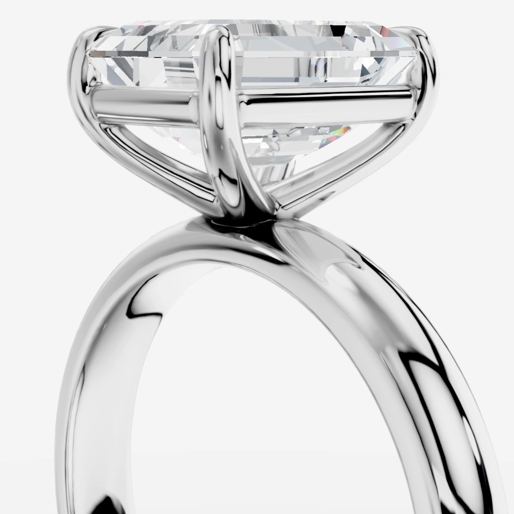 Aveline Emerald-Cut Lab-Grown Diamond Ring second view