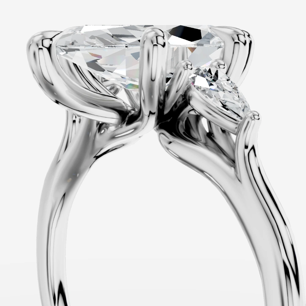 Celeste Marquise-Cut Lab-Grown Diamond Ring second view