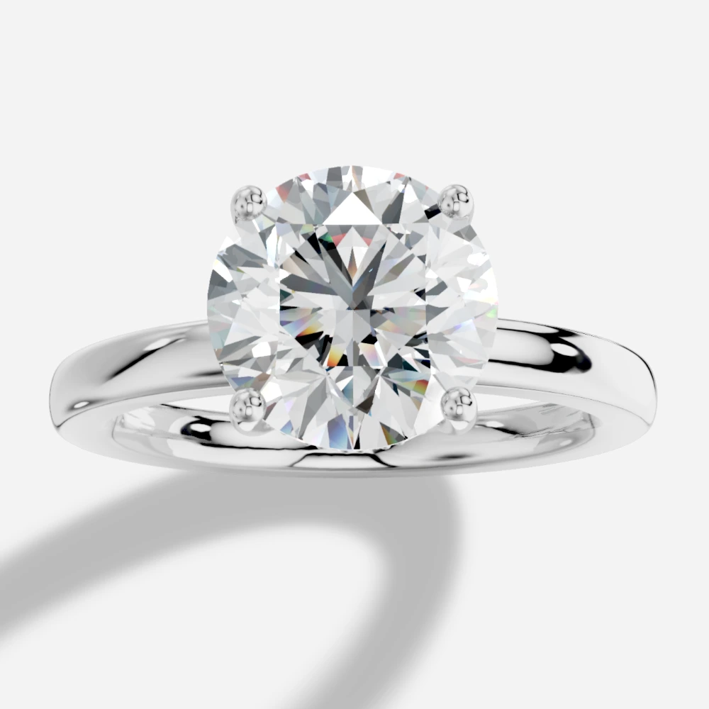 Leila Solitaire-sormus, laboratoriotimantti